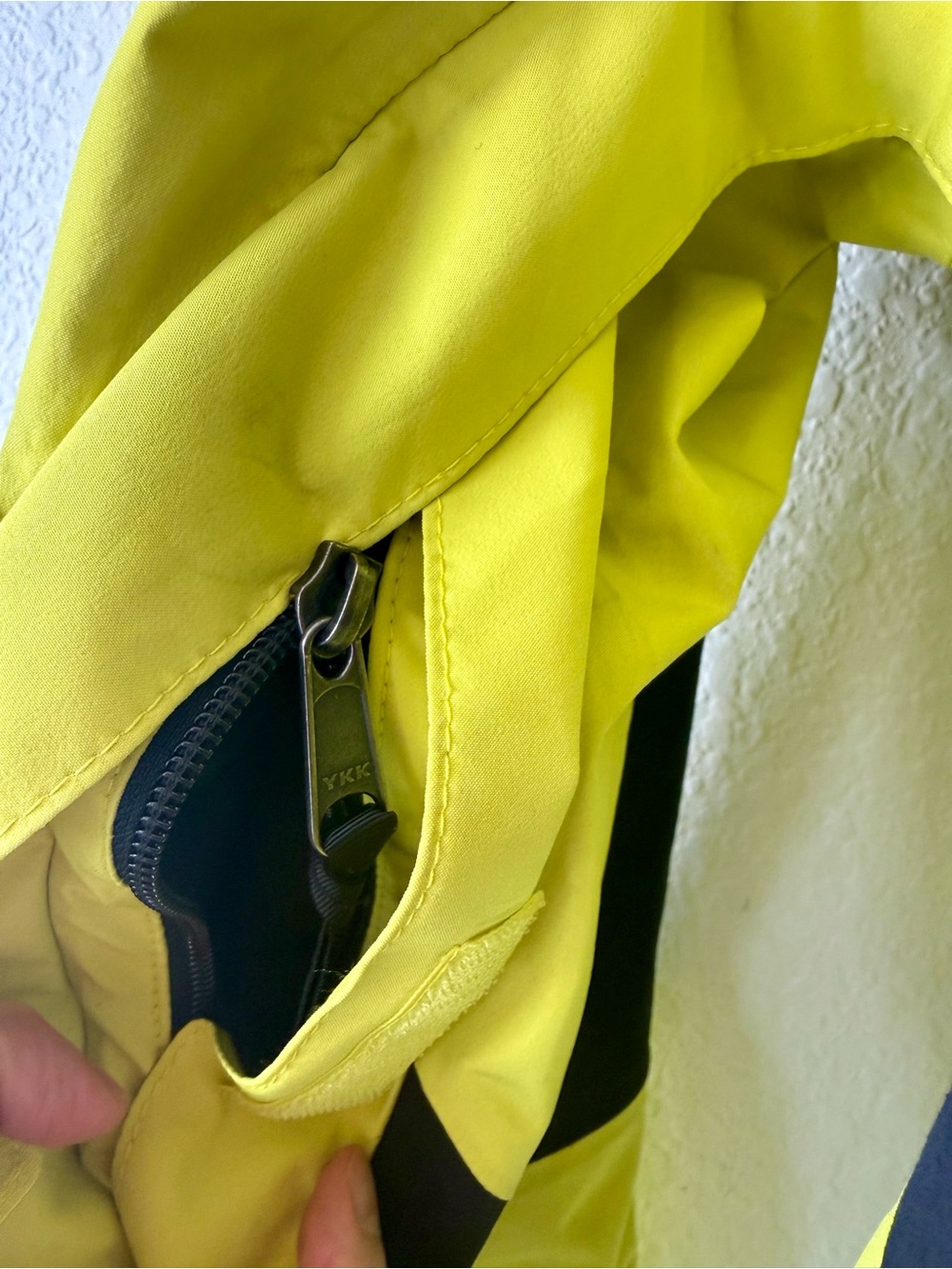 The North Face Men’s Yellow and Black Hooded Jacket - Picture 6 of 9